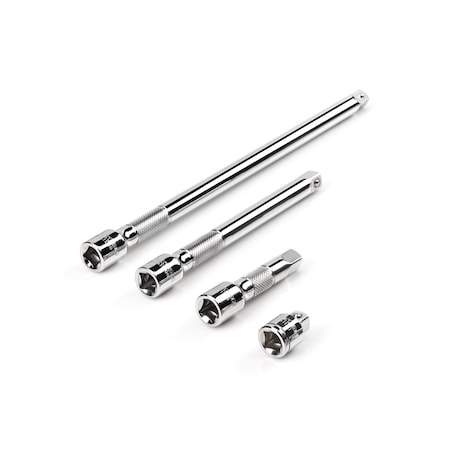 Tekton 3/8 Inch Drive Extension Set, 4-Piece (1, 3, 6, 10 in.) SHA91011